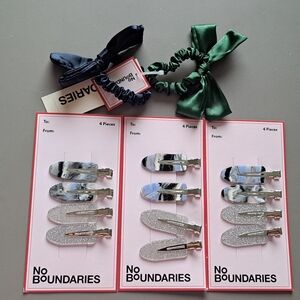 No Boundaries Hair Accessories Set - Navy, Green, Silver